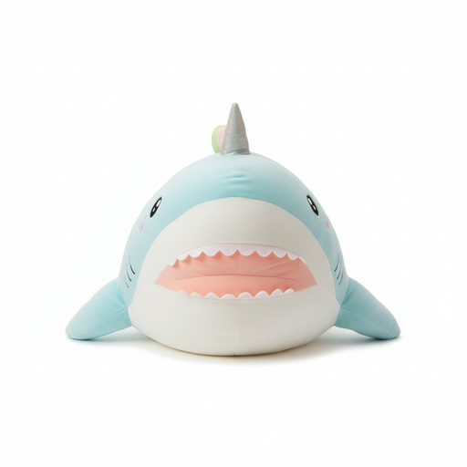 [https://drive.google.com/file/d/1yuXgDJjXc2b3Dp04RFZz-akBBqaZ6QsW/view?usp=drivesdk] Shark Plush Toy